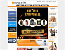 Tablet Screenshot of neosante.com